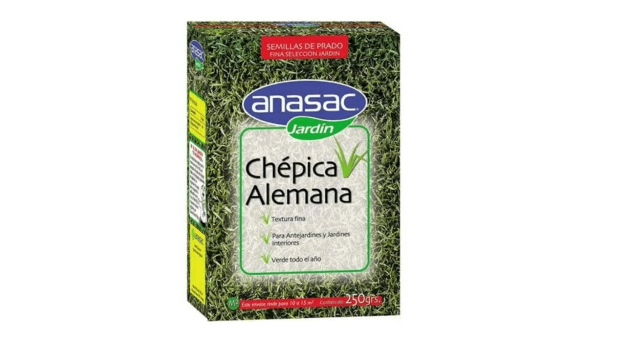 Semilla Pasto Césped Chépica Alemana 250 G